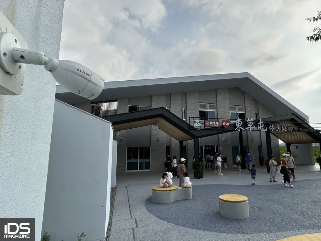 建築-東草屯休息站室內戶外全面導入利凌監控佈署