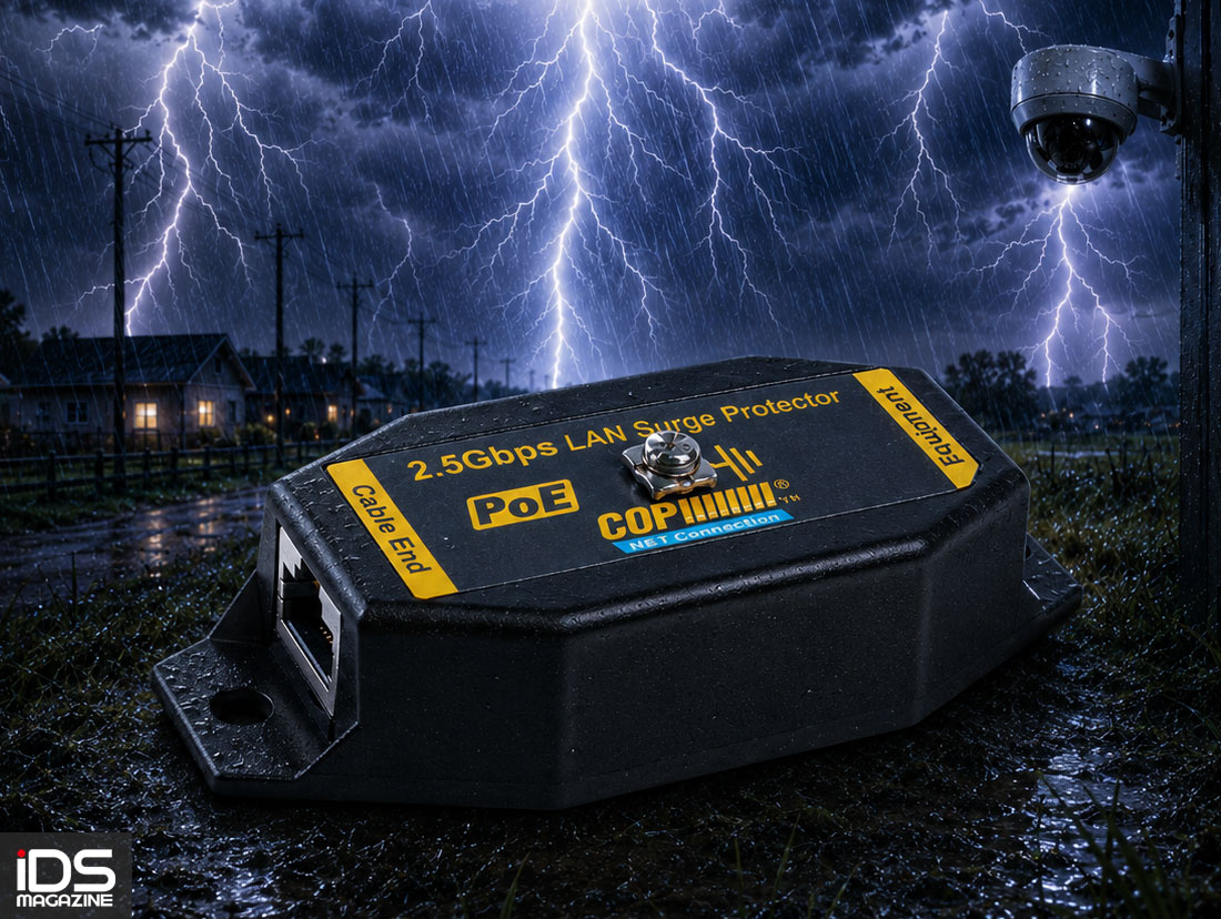 建築-科寶電子推出工業級 PoE 防雷器15-SP06PG-B，強化監控與網路設備的電力風險防護